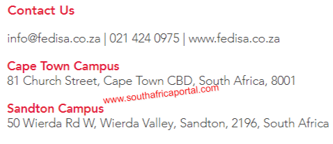 FEDISA Contact Details